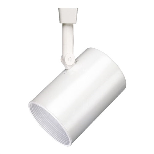 Halo Track Lighting LZR308P/W 100W Line Voltage Flatback Cylinder with Baffle, White with White Baffle