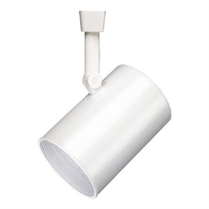 Halo Track Lighting LZR308P/W 100W Line Voltage Flatback Cylinder with Baffle, White with White Baffle