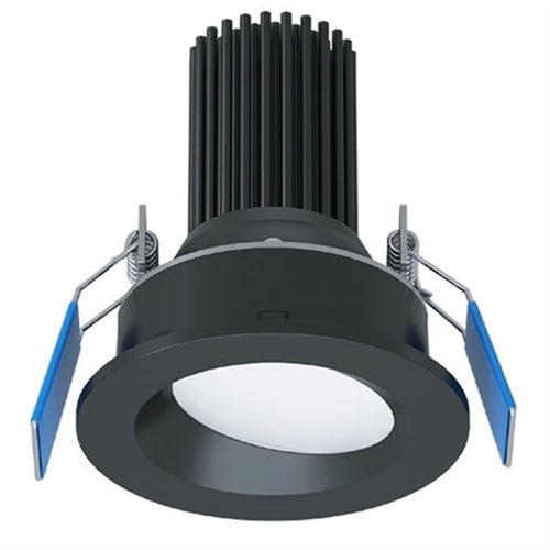 Halo Recessed ML3ALSD2W1ERMW 3" Round Smooth LED Adjustable Downlight, 400 Lumens, 90 CRI, Selectable Dim-to-Warm 3000-to-1800K or 2700-1800K, 5% Phase Cut LE/TE Dimming, 120V 60Hz, Matte White