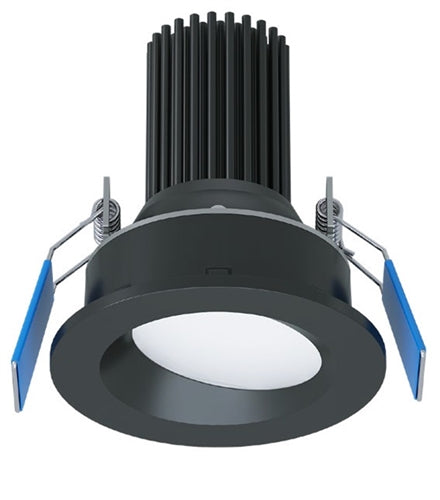 Halo Recessed ML3ALSFS1ERMB 3" Round Smooth LED Adjustable Downlight, Selectable 200/400/550 Lumens, 90 CRI, Selectable CCT 2700/3000/3500/4000/5000K, 5% Phase Cut LE/TE Dimming, 120V 60Hz, Matte Black