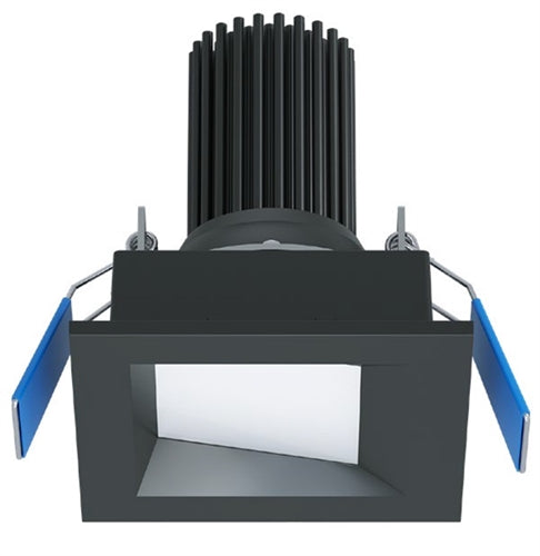 Halo Recessed ML3ALSFS1ESMW 3" Square Smooth LED Adjustable Downlight, Selectable 200/400/550 Lumens, 90 CRI, Selectable CCT 2700/3000/3500/4000/5000K, 5% Phase Cut LE/TE Dimming, 120V 60Hz, Matte White