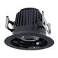 Halo Recessed ML4D09NFL927E 4" Integated LED Trim Module, 900 Lumens, Narrow Flood, 2700K, Black
