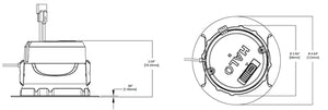 Halo Recessed ML4D10FL9FS1E 4" Retrofit LED Module, 1000 Lumens, 5CCT Selectable, 90 CRI, 40 Degree Optic, 120V, LE/TE 5% Dim