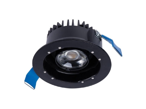 Halo Recessed ML4DM10LSFL9FS1E 4" Canless LED Downlight, Direct Mount, Selectable 600, 800, 1000 Lumens, 5CCT Selectable, 90 CRI40 Degree Optic, 120V, LE/TE 5% Dim