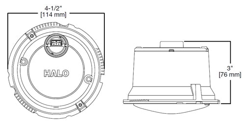 Halo Recessed ML5609935 5" and 6" LED Light Module, 900 Lumen, 90CRI, 3500K, White