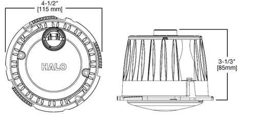 Halo Recessed ML5612935 5" and 6" LED Light Module, New Construction, Remodel and Retrofit, 1200 Lumens, IC and non IC Rated, 90 CRI, 3500K