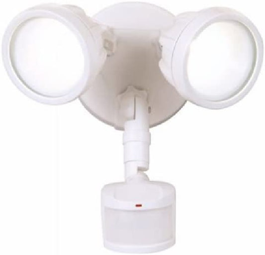 Halo MST18R17LW All-Pro LED Twin Round 180 Degree Motion Sensor, White