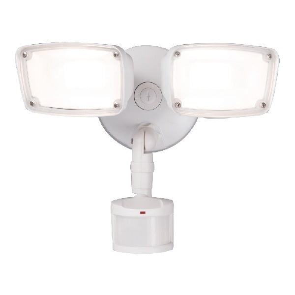 Halo MST203T18W 22.8W LED Motion Small Twin Light, SeleCCTable 3000K, 4000K, 5000K, 2000 Lumens, 80 CRI, 180 Degree Motion Sensor