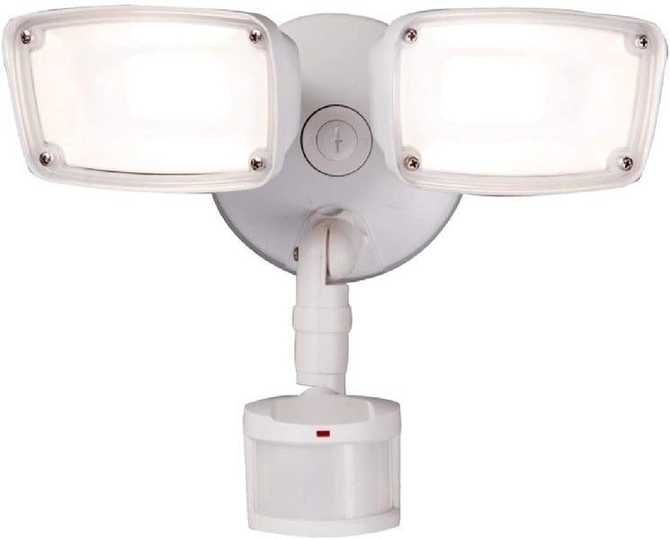 Halo MST203T27W 22.8W LED Motion Small Twin Light, SeleCCTable 3000K, 4000K, 5000K, 2000 Lumens, 80 CRI, 270 Degree Motion Sensor