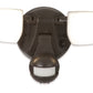 Halo MST28VCB 20W Motion Square Twin Floodlight, 2200 Lumens, Selectable CCT 3000K, 4000K, 5000K, Bronze