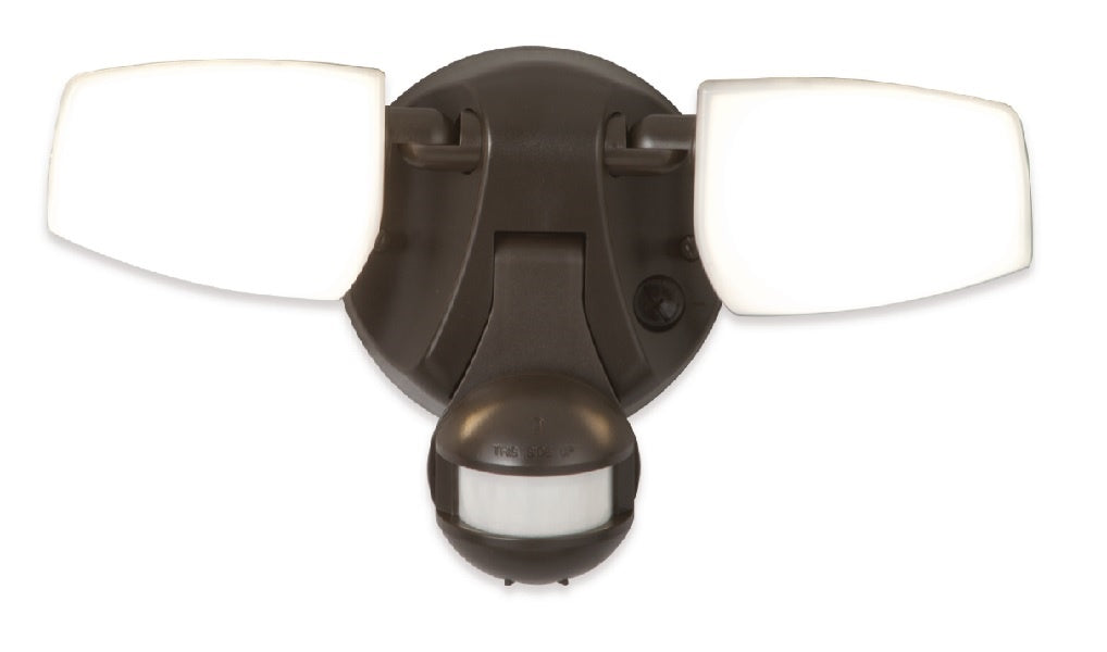 Halo MST28VCB 20W Motion Square Twin Floodlight, 2200 Lumens, Selectable CCT 3000K, 4000K, 5000K, Bronze