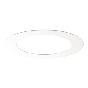 Halo Recessed OT999P 4" Oversized White Metal Trim Ring ID x 5-3/4" OD (102mm x 146mm)
