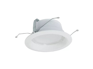 Halo Recessed Commercial PR4M12MD8FSMW 4" LED Module, Field Selectable 1000/1500/2000 Lumens, Medium Distribution, 80 CRI, Selectable 3000K/3500K/4000K, Matte White Ring, Flanged Reflector