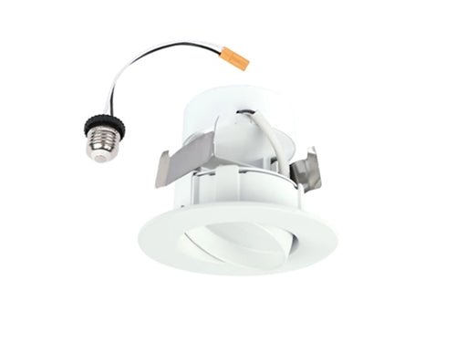 Halo Recessed RA3059FSD2W1EWH 3" Baffle Recessed Adjustable LED Trim, 500 Lumens, 90 CRI, Field-SeleCCTable 2700K/3000K/3500K/4000K/5000K/Dim-to-Warm, 5% Phase Cut LE/TE Dimming, 120V 60Hz, Matte White