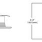 Halo Recessed RL4069BLE40AWH 4" All Purpose LED Retrofit Module with Bluetooth Mesh Connectivity, 90 CRI, CCT Adjustable Range 2700K-5000K