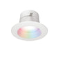 Halo Recessed RL4069WZRGBWWHR 4" Smart WiFi LED Retrofit Downlight Module, 600 Lumens, Full Color + Tuneable White 2200K-6500K, Matte White