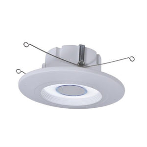 Halo Home RL56069B4AWHVA 5" and 6" Alexa Voice Integrated LED Retrofit Module, 90 CRI, Selectable CCT 2700K-5000K, Bluetooth Mesh Wireless Control, Matte White Baffle