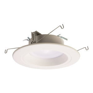 Halo Recessed RL560WH12950 5" and 6" LED Retrofit Baffle Trim 5000K, 1240 Lumens, White Finish