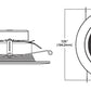 Halo Home RL56129BLE40AWH 5" or 6" Dimmable All-Purpose LED Retrofit Module with SeleCCTable Switch in Mobile App, 1200 Lumens, 90 CRI, Bluetooth Mesh Wireless Control