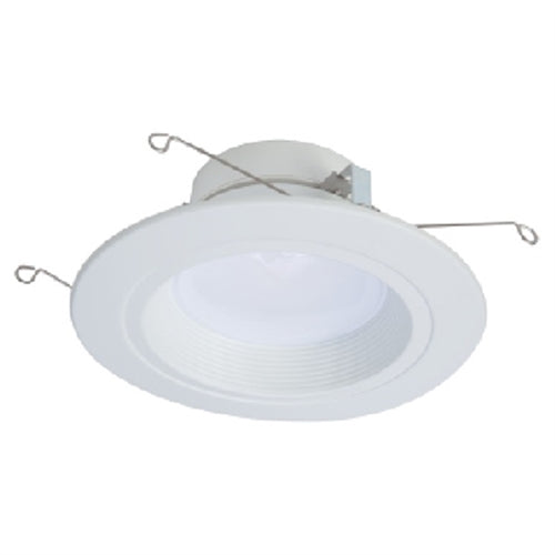Halo Recessed RL56129S1EWH 5" or 6" Dimmable All-Purpose LED Retrofit Module with SeleCCTable switch, 1200 Lumens, 90 CRI, 120V Phase Cut 5% Dimming, Matte White Baffle