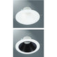Halo Recessed RLD6069301EWH 6" Deep Baffle Retrofit LED Module, 600 Lumens, 90 CRI, 3000K, 120V, Phase Cut 1% Dimming, Matte White Trim, White and Black Baffle Included