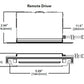 Halo Recessed RLS4099FS1EWHDMR 4" Slope Ceiling LED Direct Mount Module, 2700-5000K, 900 Lumens, White Finish