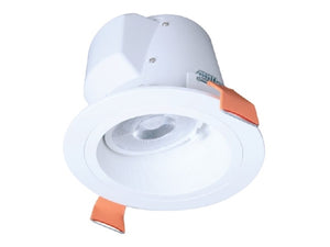 Halo Recessed RLS6159FS1EWHDMR 6" Slope Ceiling LED Direct Mount Module, 2700-5000K, 1500 Lumens, White Finish