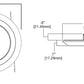 Halo Recessed SLD606940WH 6" Surface LED Downlight Kit, 4000K, 780 Lumens, 90 CRI, White