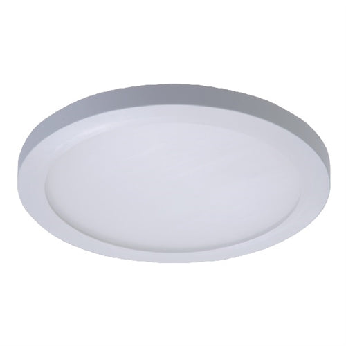 Halo Recessed SMD6R129SWH 6" Round LED Surface Mount Downlight, 1200 Lumens, 90 CRI, 2700K-5000K Field Selectable CCT, Matte White, 120V