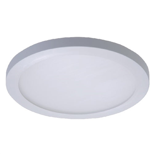 Halo Recessed SMD6R129SWHE-CA 6" Round LED Surface Mount Downlight, 1200 Lumens, 90 CRI, 2700K-5000K Field Selectable CCT, Matte White, 120-277V, California SKU