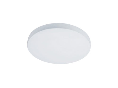 Halo Recessed SMX14RLSFSD2W 14" Round Surface Mount LED Downlight, Lumen Selectable 1200/1600/2000 Lumens, 90 CRI, Field Selectable CCT Dim-to-Warm/2700/3000/3500/4000/5000K, Phase Cut LE/TE 5% 120V, Matte White