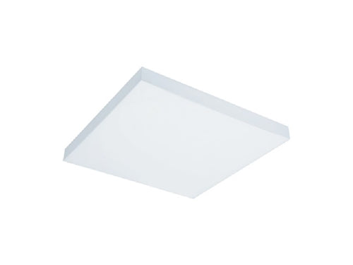 Halo Recessed SMX14SLSFSD2W 14" Square Surface Mount LED Downlight, Lumen Selectable 1200/1600/2000 Lumens, 90 CRI, Field Selectable CCT Dim-to-Warm/2700/3000/3500/4000/5000K, Phase Cut LE/TE 5% 120V, Matte White
