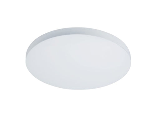 Halo Recessed SMX18RLSFS010 18" Round Surface Mount LED Downlight, Lumen Selectable 1500/2000/2500 Lumens, 90 CRI, Field Selectable CCT 2700/3000/3500/4000/5000K, 0-10V 5% 120-277V, Matte White