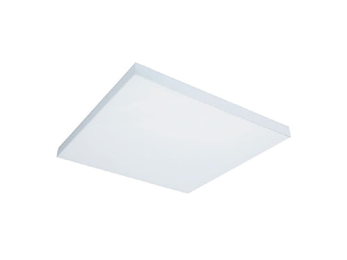 Halo Recessed SMX18SLSFSD2W 18" Square Surface Mount LED Downlight, Lumen Selectable 1500/2000/2500 Lumens, 90 CRI, Field Selectable CCT Dim-to-Warm/2700/3000/3500/4000/5000K, Phase Cut LE/TE 5% 120V, Matte White