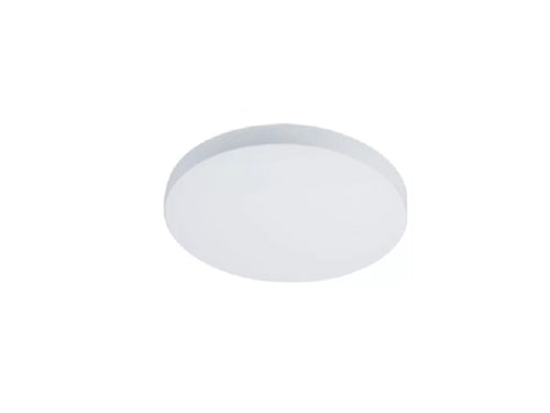 Halo Recessed SMX8RLSFSD2W 8" Round Surface Mount LED Downlight, Lumen Selectable 900/1200/1500 Lumens, 90 CRI, Field Selectable CCT Dim-to-Warm/2700/3000/3500/4000/5000K, Matte White, Phase Cut LE/TE 5%, 120V