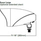 Halo TCRL26M 26W Tracel Large LED Floodlight, 2900 Lumens, Medium Distribution, Carbon Bronze
