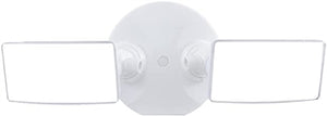 Halo TGS2SCS2FSBLE40AW Twin Head Square Outdoor Integrated LED Flood Light, 2500 Lumens Selectable CCT White with Bluetooth