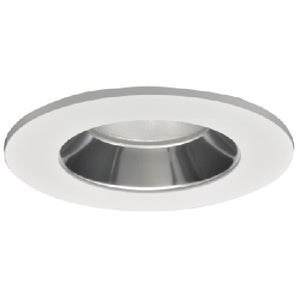 Halo Recessed TL402SCS 4" Specular Clear Reflector with Solite Glass Lens, White Ring