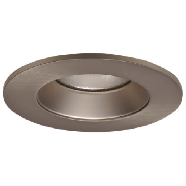 Halo Recessed TL402SNS 4" Satin Nickel Reflector with Solite Glass Lens , Satin Nickel Ring