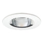 Halo Recessed TL409WHWW 4" Wall Wash Downlight - White Reflector with Specular Wall Wash Optic, Diffuse Polymer Lens and White Ring