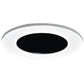Halo Recessed TL410SBK 4" Specular Black Reflector, Diffuse Dome (Polymer) Lens, White Ring