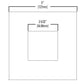 Halo Recessed TL42SMW 2" Square Pinhole Trim, Matte White Flange