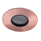 Halo Recessed TL43R2GBCuBB 2" Round Lens Pinhole Trim, Diffuse Clear Shielding, Brushed Copper, Black Lens Frame