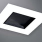 Halo Recessed TLS3PINORBBB 2" Aperture Square Pinhole with Oculus, Open, Self-Flanged Trim, Oil Rubbed Bronze Flange, Black Oculus