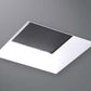 Halo Recessed TLS3R2GMWRL 3.25" Aperture Conical Reflector, Open, Rimless Trim, Micro-Prismatic Lens, Matte White Reflector and Flange