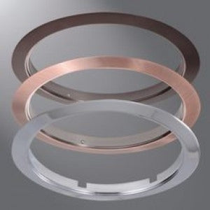 Halo Recessed TRM6C 6" Metal Tri Ring, Chrome Metal