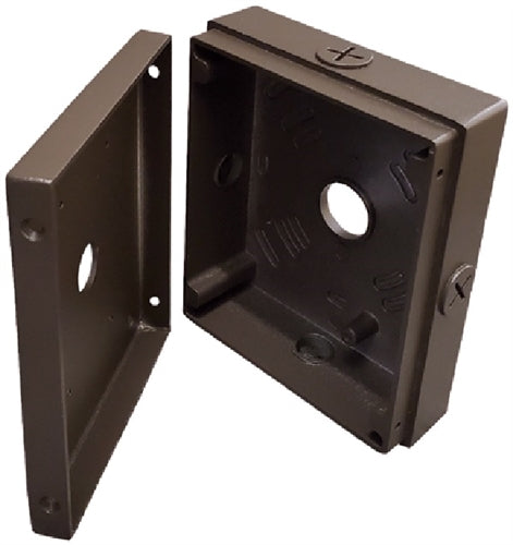 Hubbell Outdoor Lighting ACC-O-WP-BB-DBT Wall Pack Back Box, Dark Bronze Matte Textured