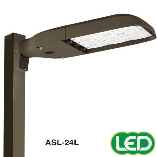 Hubbell Outdoor Lighting ASL-24L-4 181W Medium Size Area Light, 16 LEDs, Type IV Distribution, 120-277V, 4000K, 16752 Lumens, Dark Bronze Finish