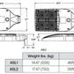 Hubbell Outdoor Lighting ASL2-320L-145-5K7-3-UNV-WHT-SP LED Area Light, 21000 Lumens, 5000K, 70 CRI, Type III Distribution, 120-277V, White Matte Textured
