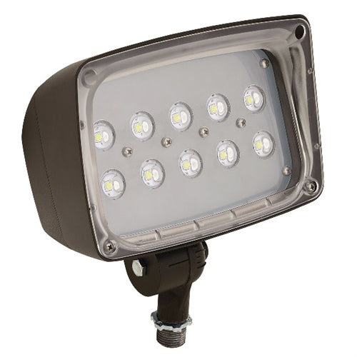 Hubbell Outdoor Lighting FSL-25-PCU 26.5W Decorative Floodlight with Photocontrol, 2600 Lumens, 5000K, 120V, Bronze Finish